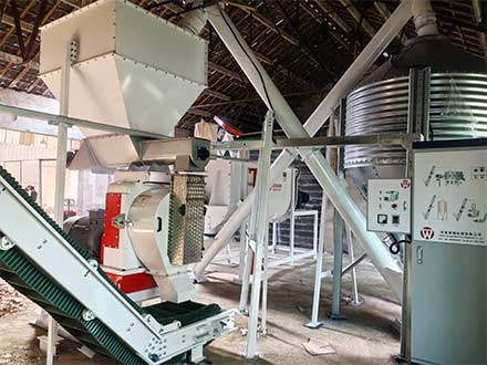 强福机械35型饲料颗粒生产线安徽项目