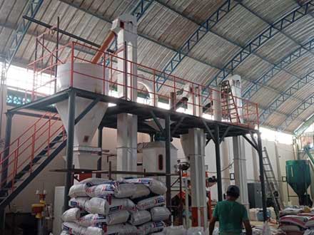 强福生产2.5吨/时饲料生产线秘鲁项目