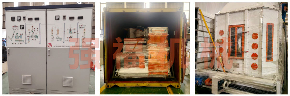 强福机械整套SZLH420饲料颗粒生产线发货坦桑尼亚