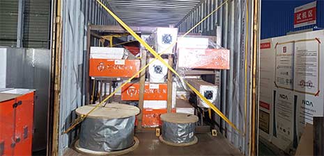 强福时产10吨全自动颗粒饲料生产线发货非洲