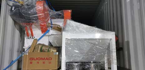 1.5-2.5吨/时动物饲料成套设备发往莫桑比克