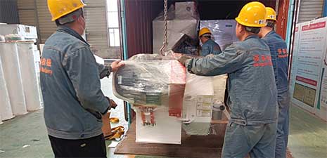 强福机械25型饲料颗粒线发往阿尔巴尼亚