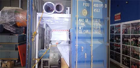 强福机械32型部分饲料颗粒生产线发往秘鲁